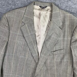 Polo Ralph Lauren University Club Men's 42R Glen Plaid Blazer Union Made in USA